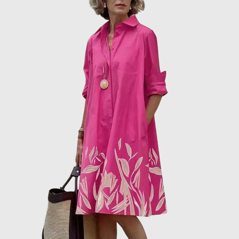 Paige™ - Chic Dress Featuring Convenient Pockets