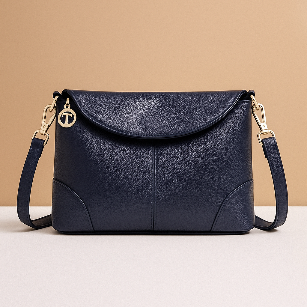 Anti-theft vegan leather crossbody bag | Amelia