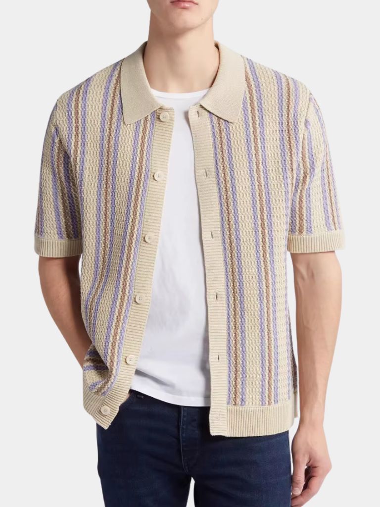 Atlantic Frame Knit Polo – Leviana