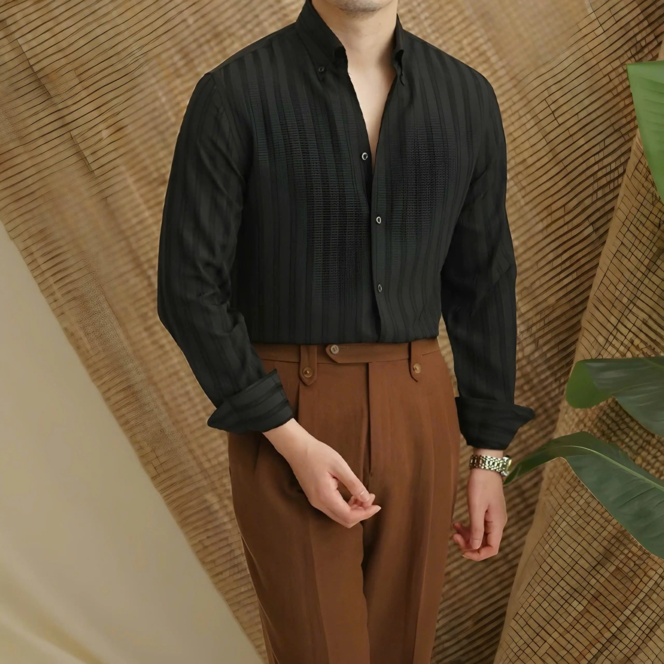 Leviana Striped Seersucker Shirt