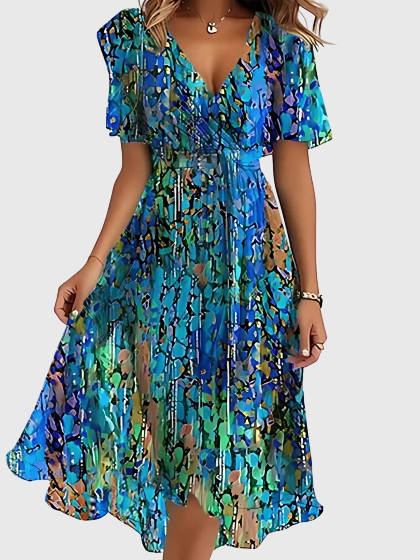 Matilda™ | Summer Dress with Tummy Concealer