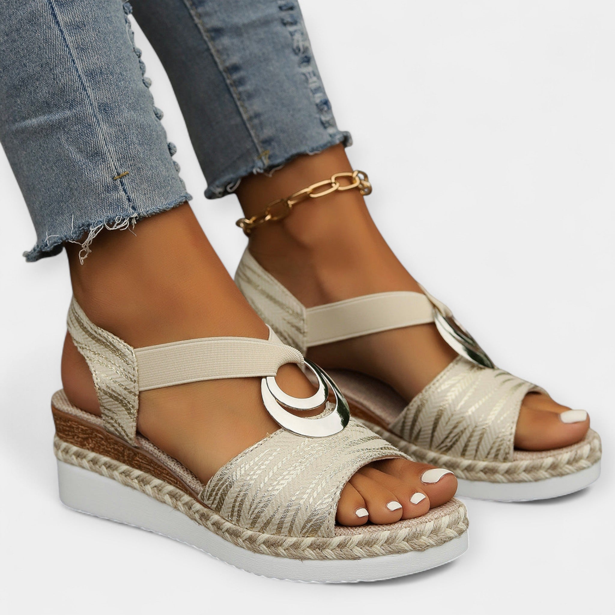 Sandales romaines tissées