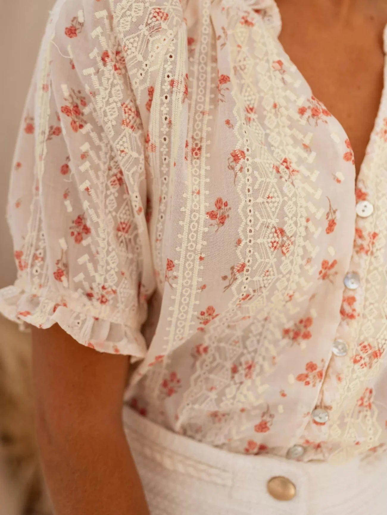 ELINA | LA BLOUSE FLEURS