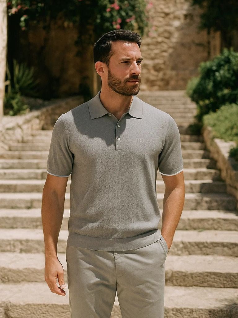 Brownston Knit Polo - Leviana
