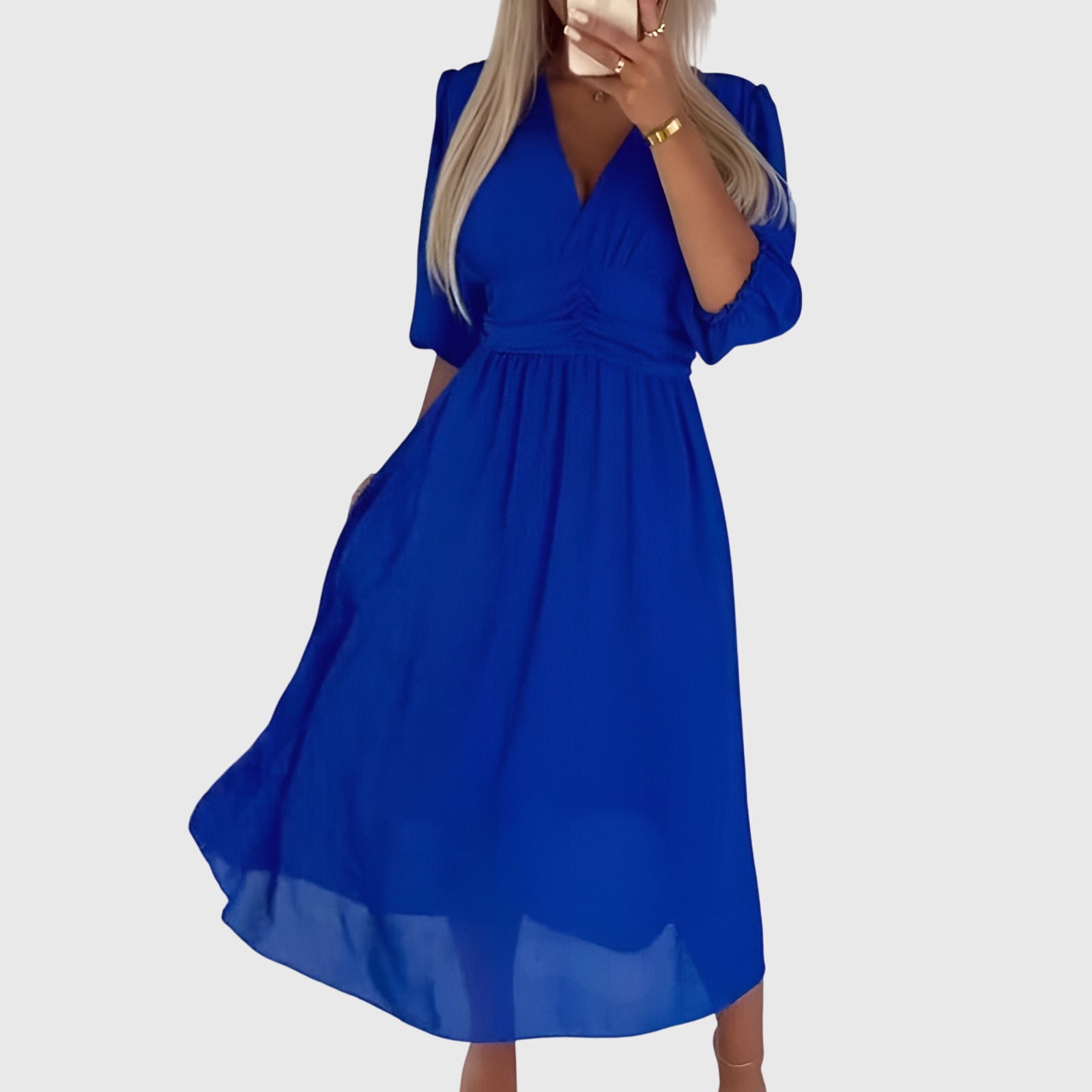 Chloe™ | Airy Silky Chiffon Dress
