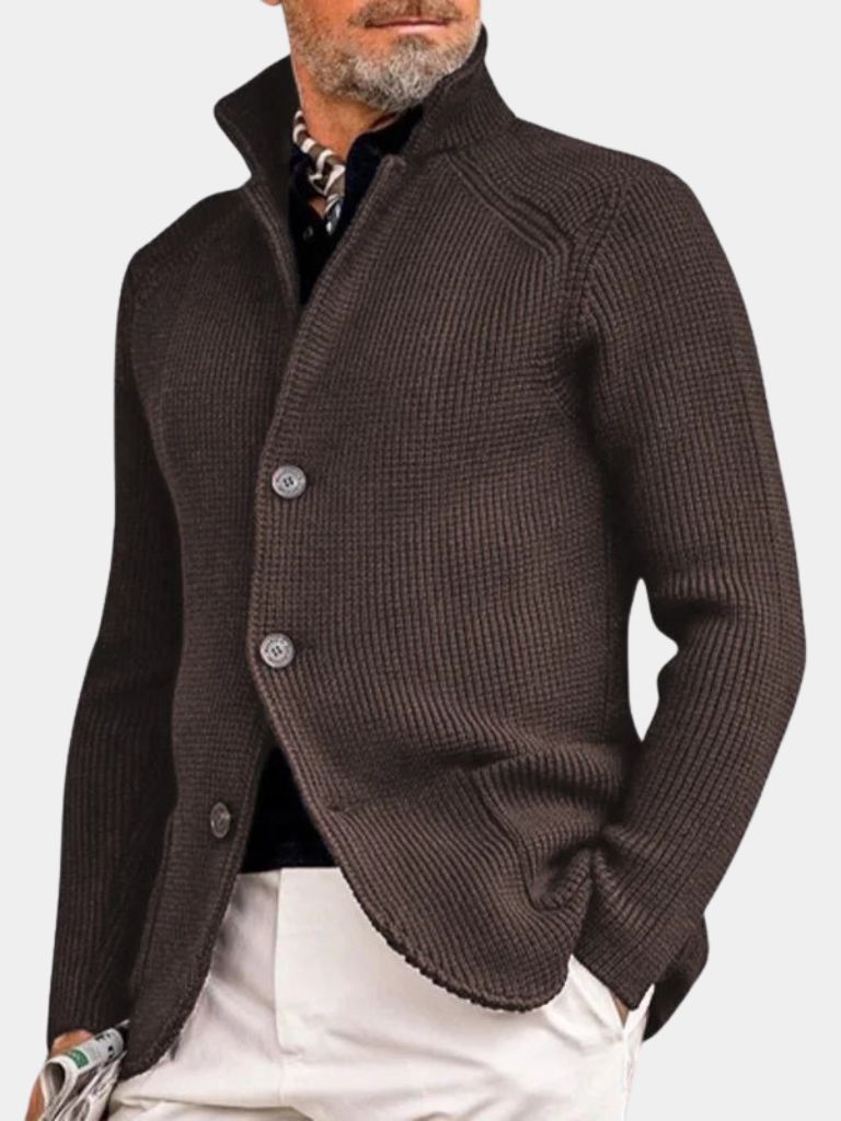 Leviana Classic Heritage Knit Jacket with Button Detail