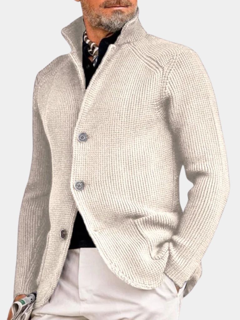 Leviana Classic Heritage Knit Jacket with Button Detail