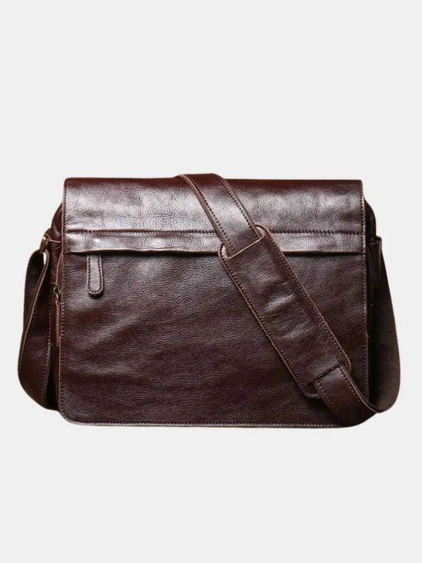 Leviana Timeless Leather Messenger Bag
