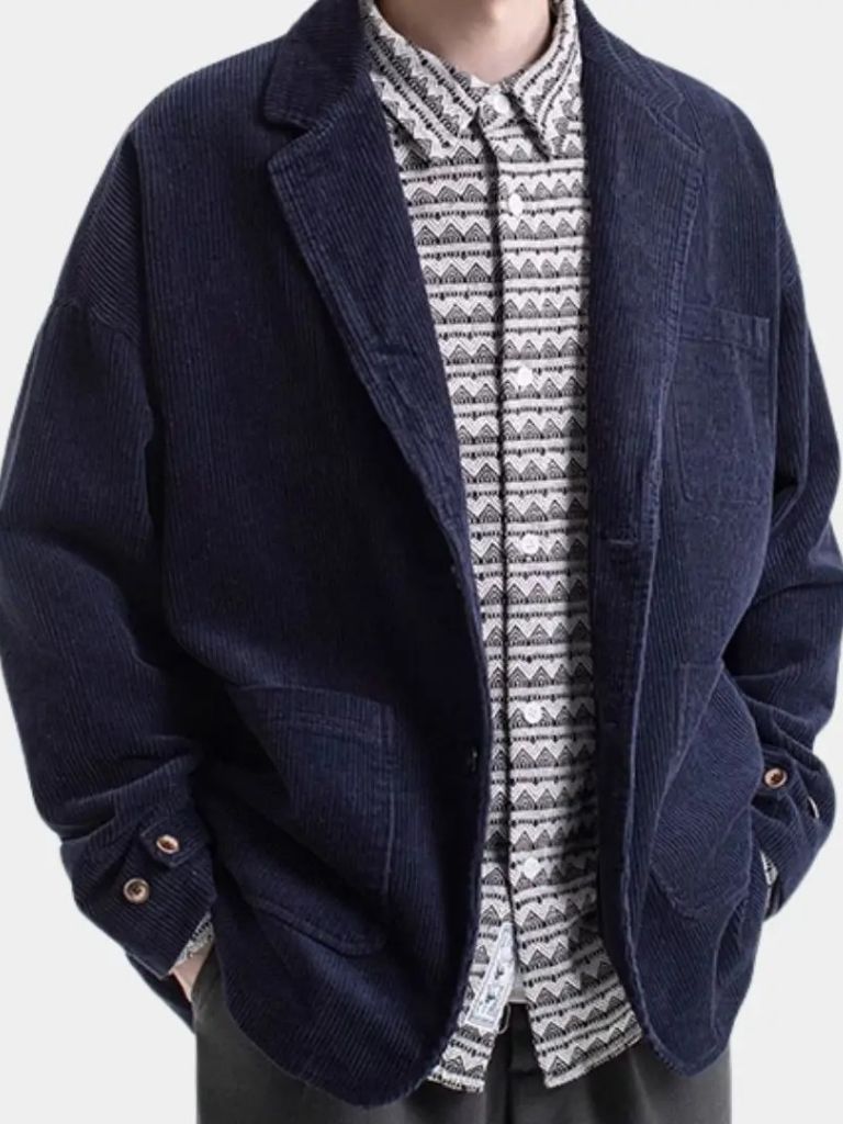 Leviana Winter Corduroy Blazer