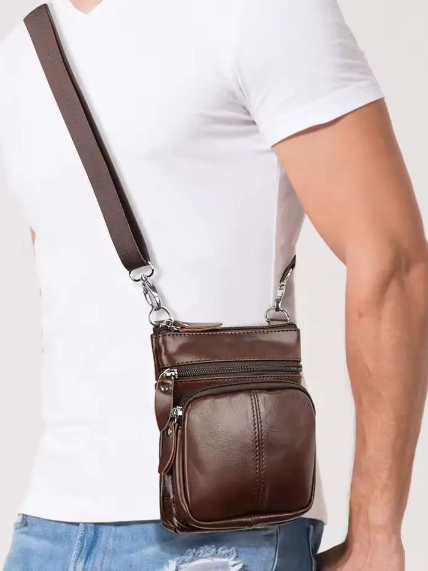 Leviana Leather Crossbody Bag