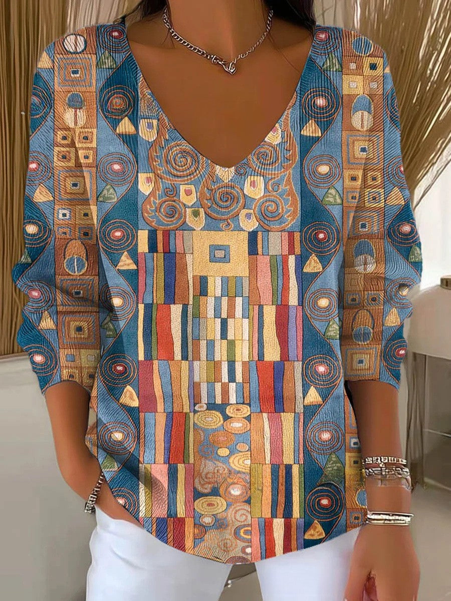 Gabrielle – Pull en maille col V