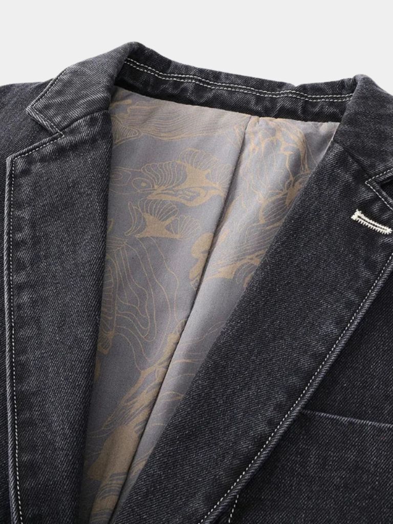 Leviana Covenant Denim Blazer Jacket
