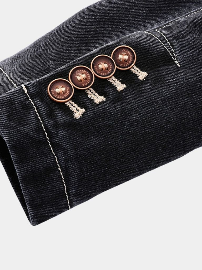 Leviana Covenant Denim Blazer Jacket