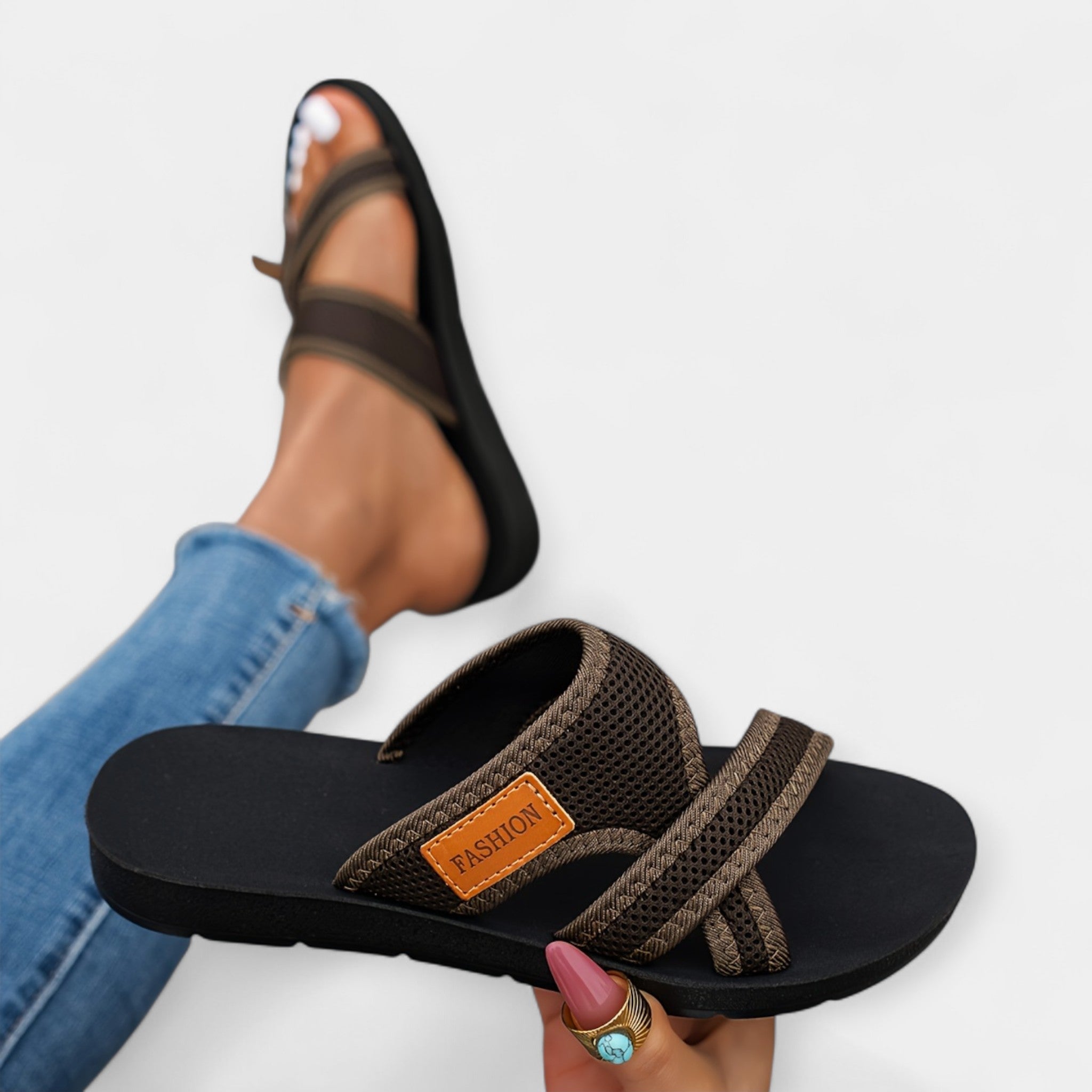 Sandales d'Été en Maille