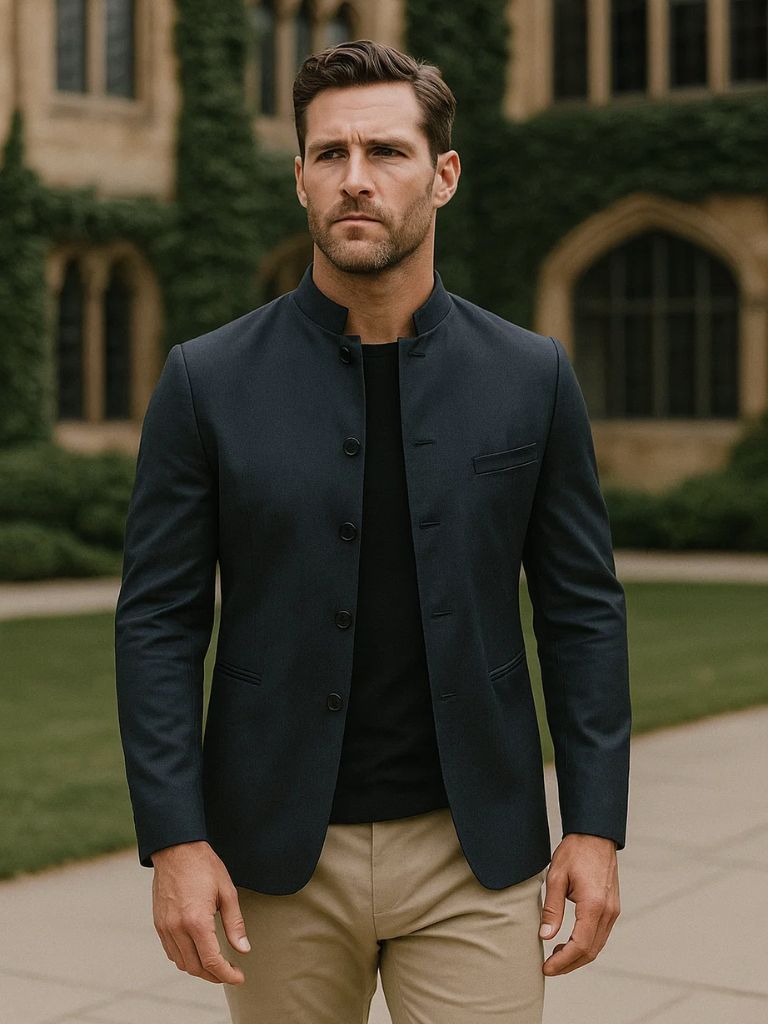 Leviana Elegant Collar Jacket