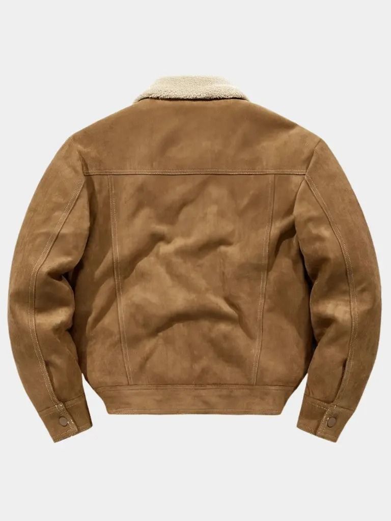Leviana Essential Fleece Suede Jacket