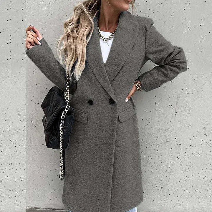 Leah - Classic Lapel Winter Coat