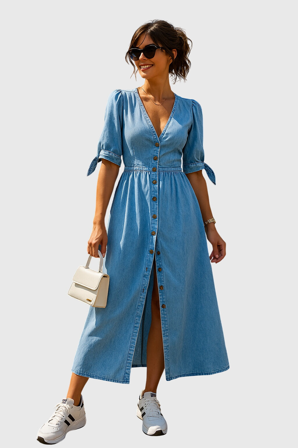 Jacqueline™ | Chic Denim Dress