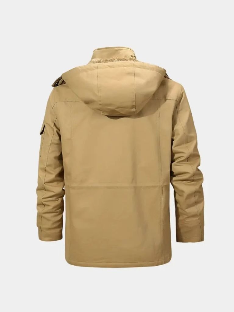 Leviana Fleece Hooded Bomber Jacket