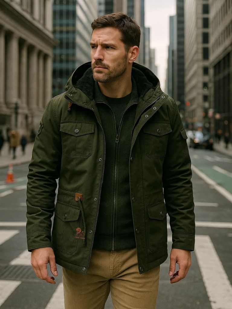 Leviana Fleece Hooded Bomber Jacket