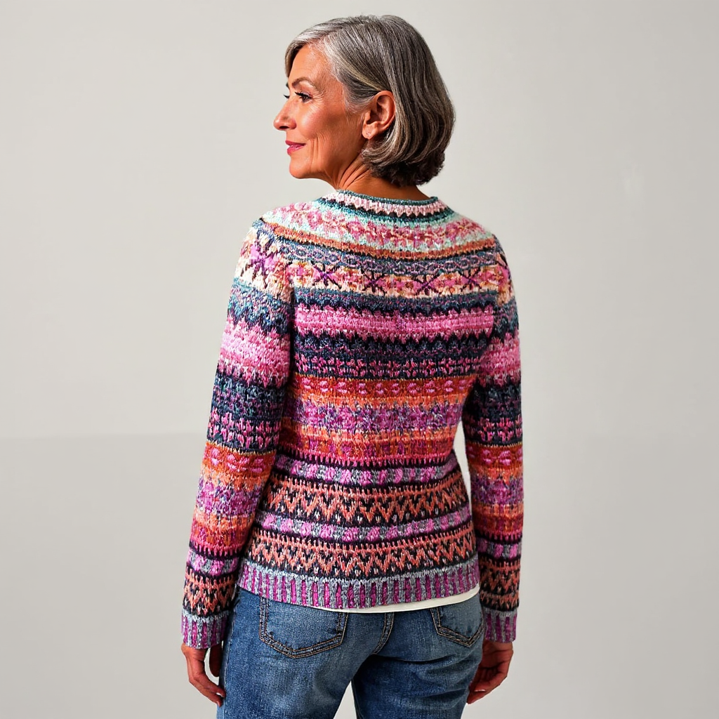 Amy | Pull islandais vintage