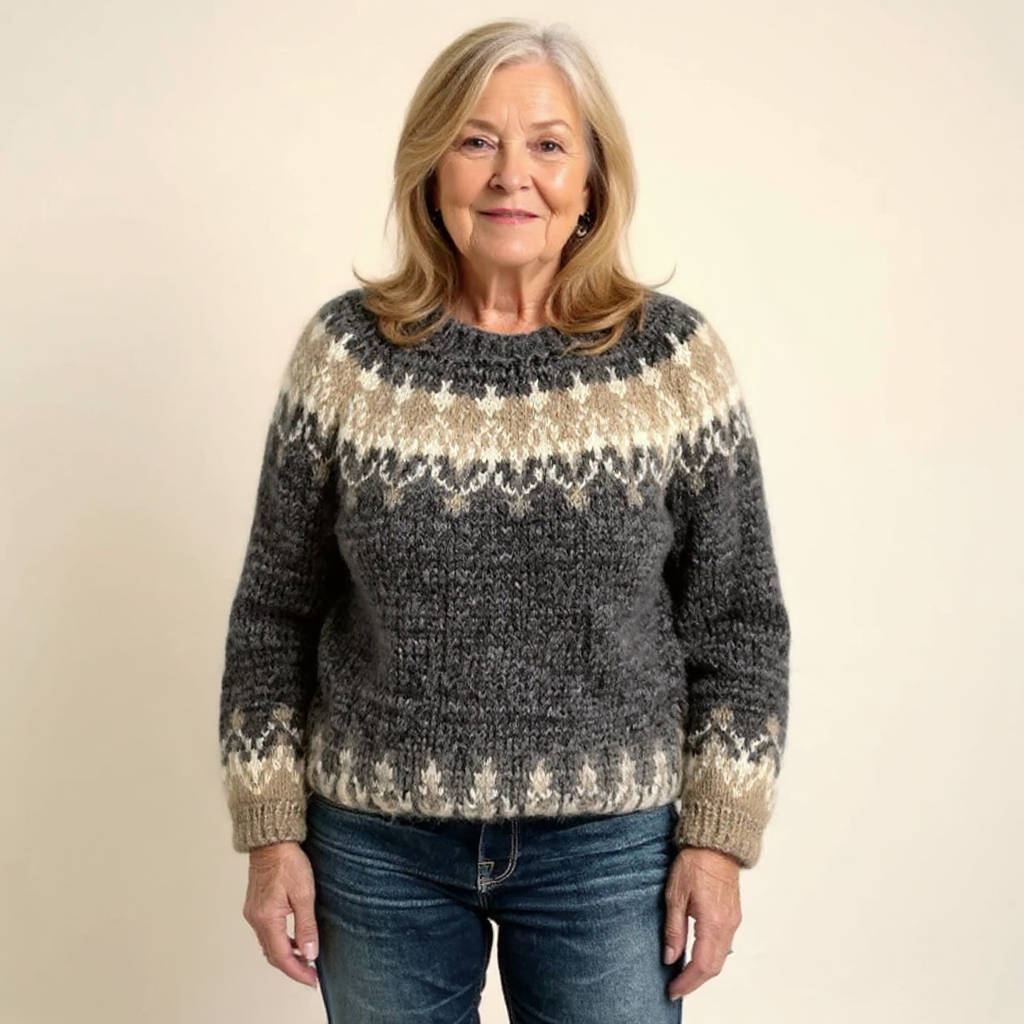 Angela | Pull islandais vintage
