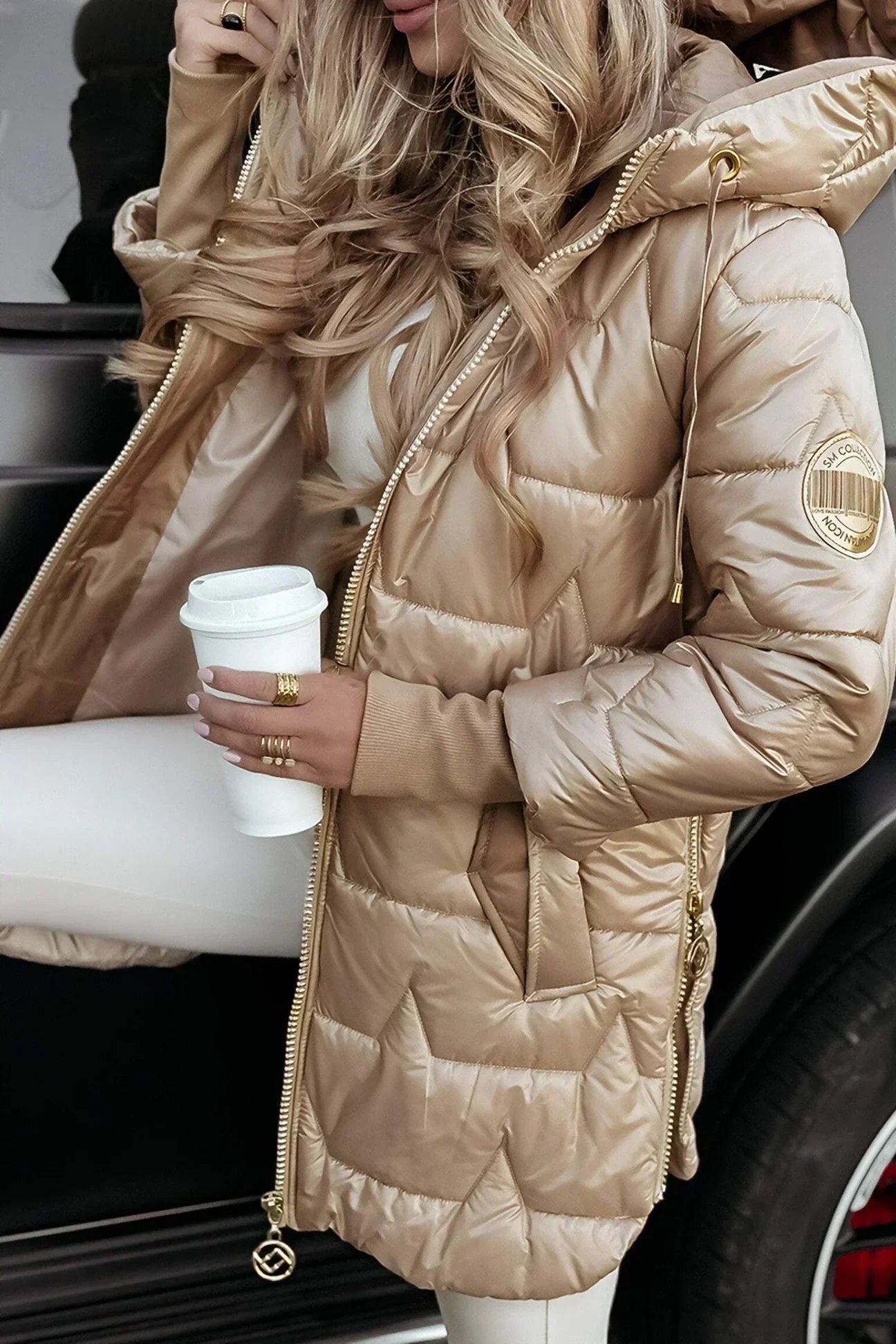 Leviana™ | Long Quilted Jacket