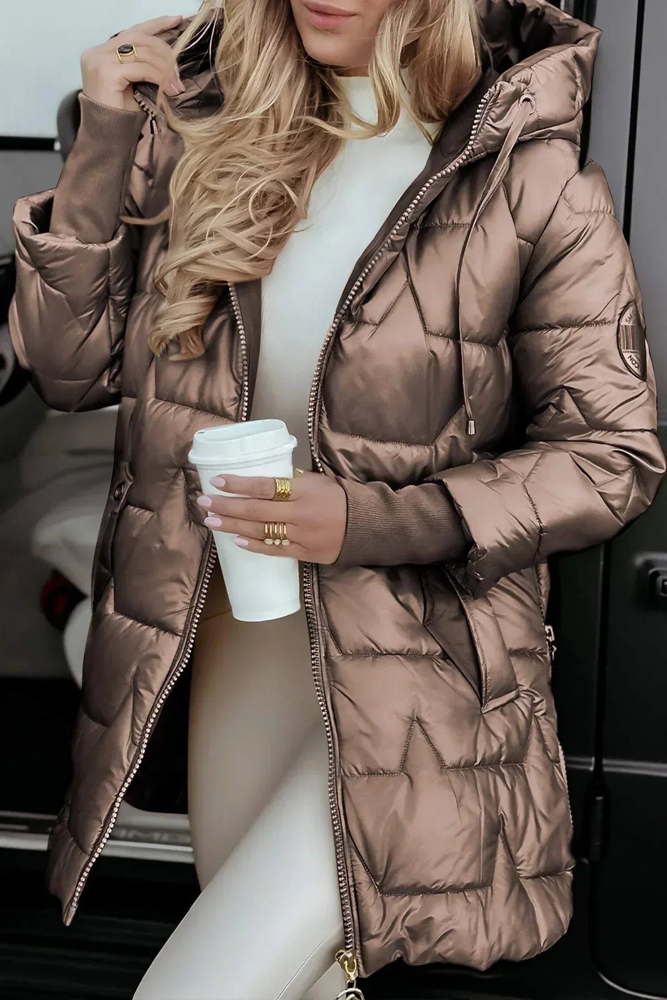 Leviana™ | Long Quilted Jacket