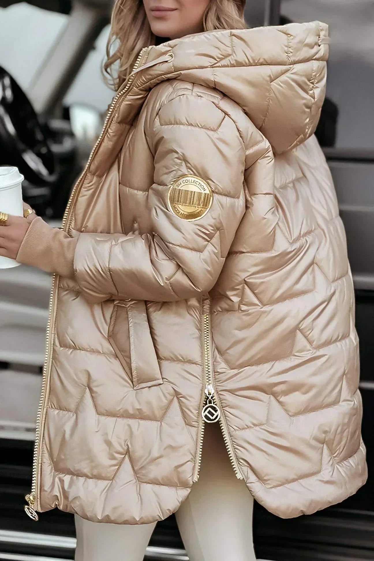 Leviana™ | Long Quilted Jacket