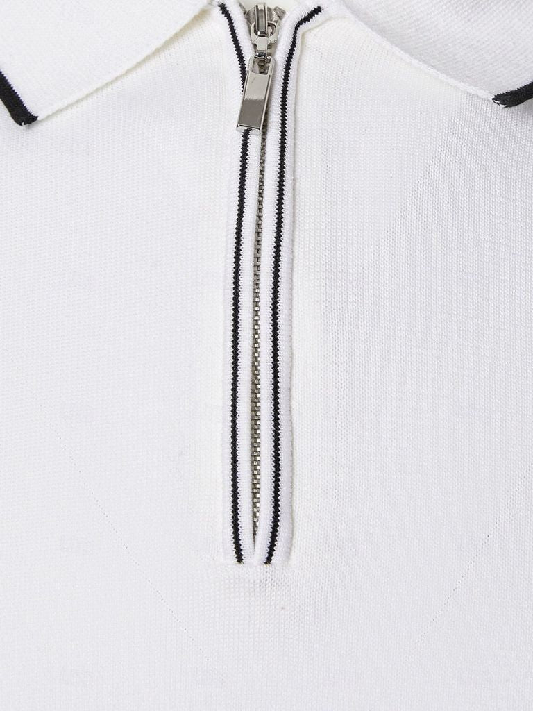 Ivory Elite Long Sleeve Polo – Leviana