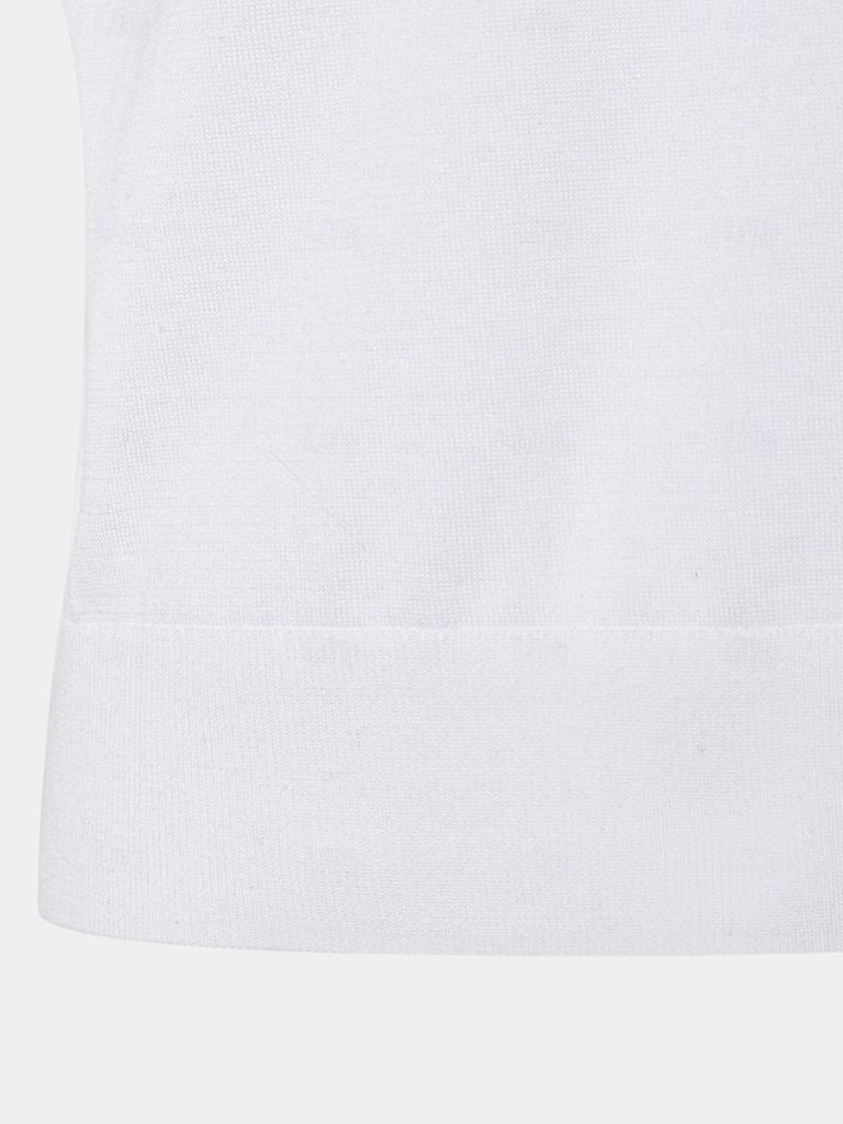 Ivory Elite Long Sleeve Polo – Leviana