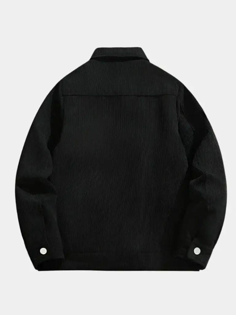 Leviana Minimalist Corduroy Jacket
