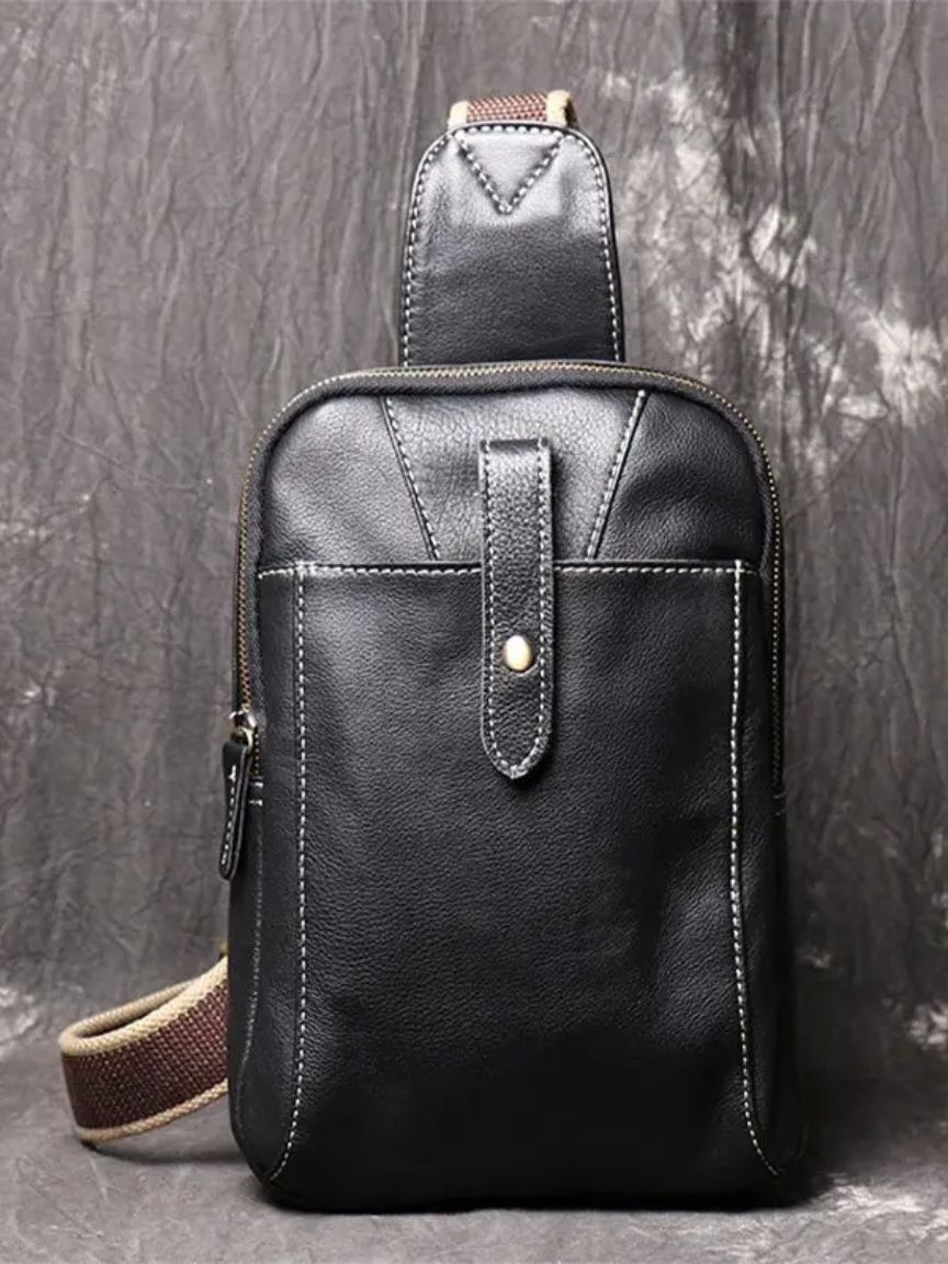 Leviana Minimalist Leather Shoulder Bag