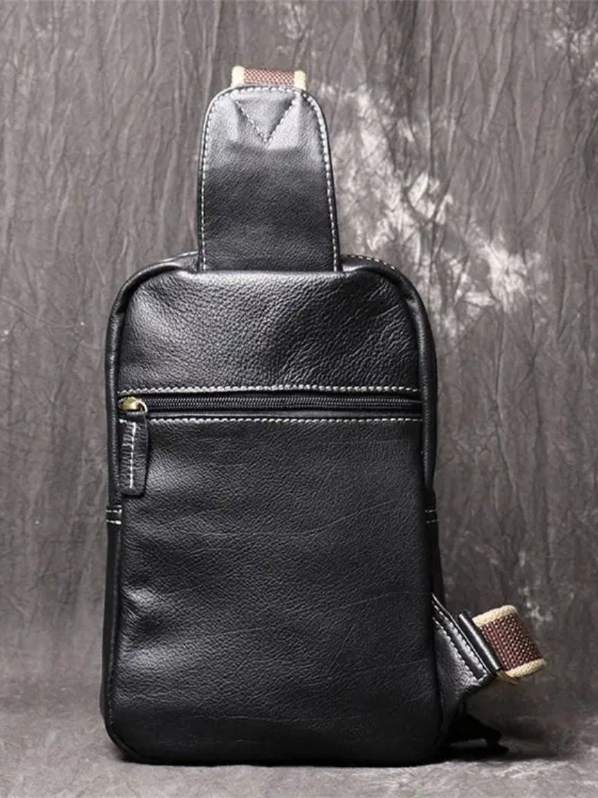 Leviana Minimalist Leather Shoulder Bag