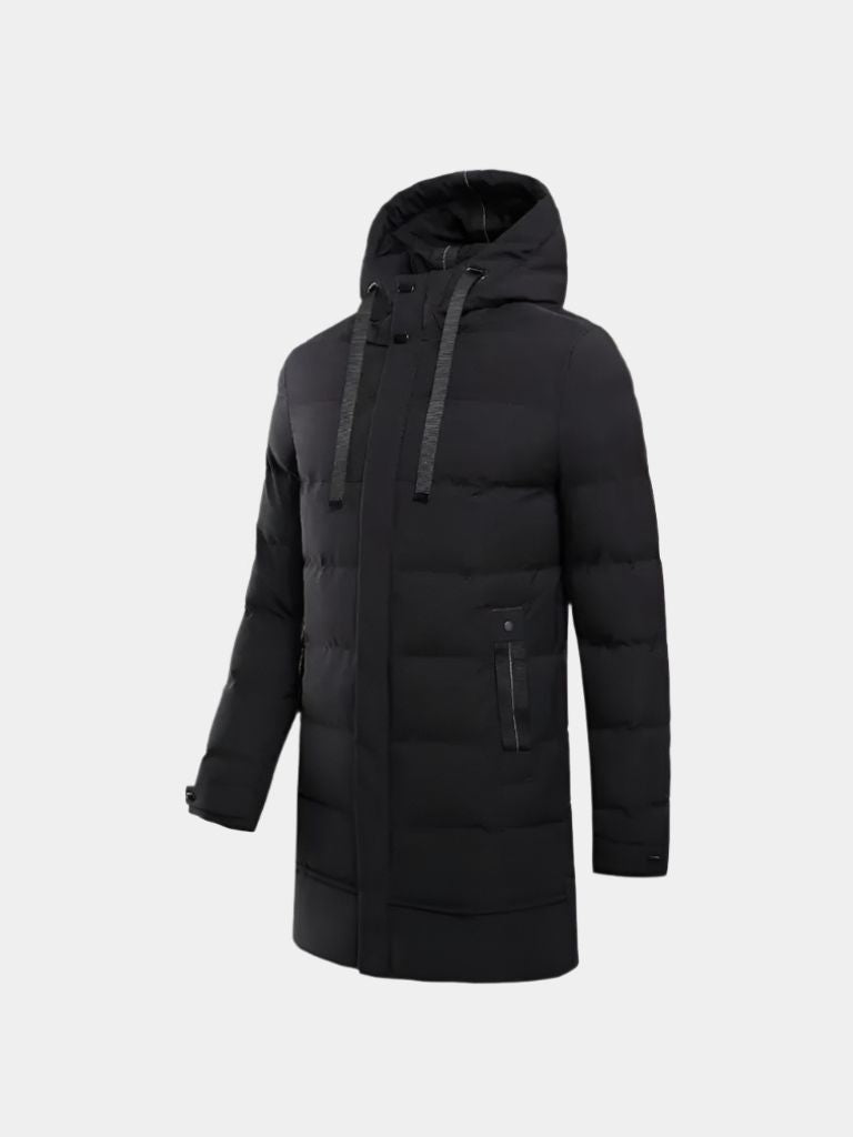 Leviana Long Minimalist Puffer Coat