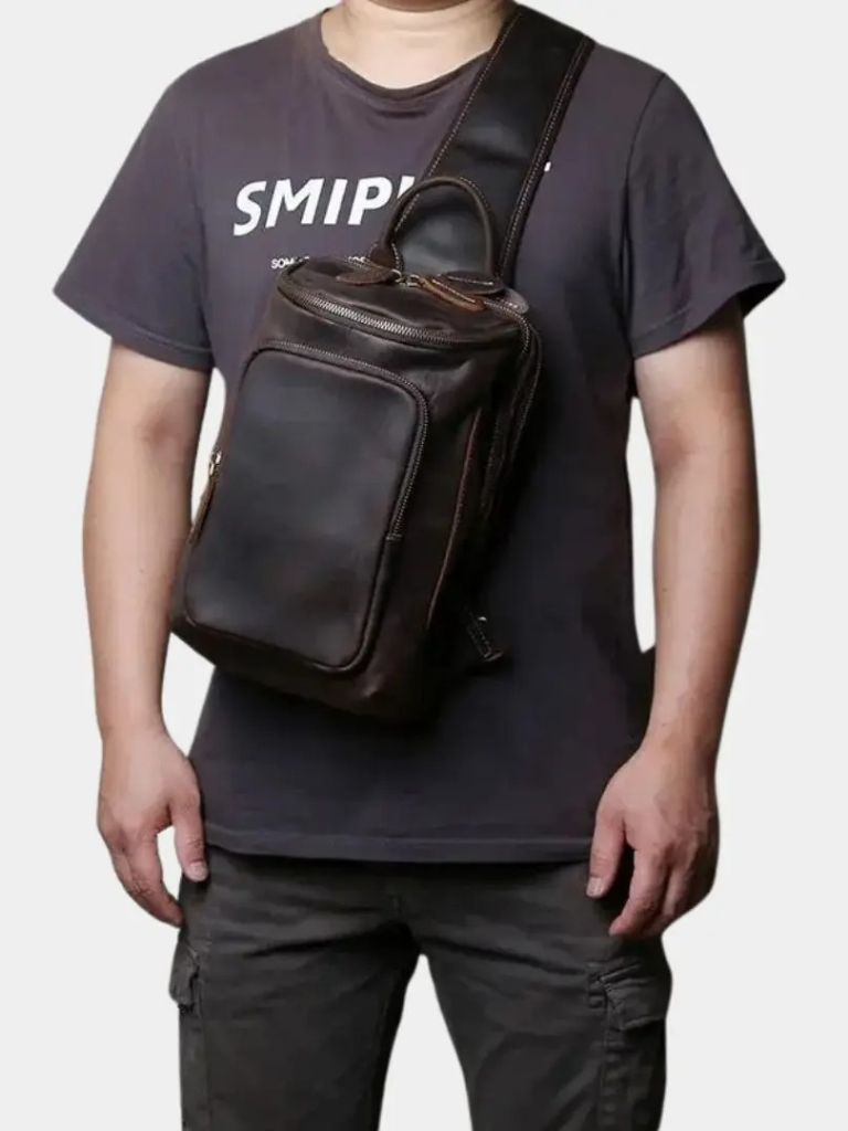 Contemporary Box-Style Shoulder Bag - Leviana