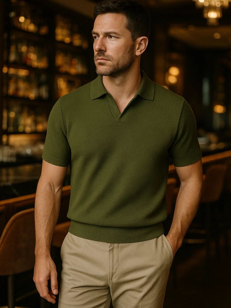 Old Money Cotton Polo - Leviana