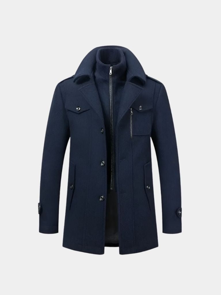 Leviana Vintage-Inspired Two-Piece Winter Coat