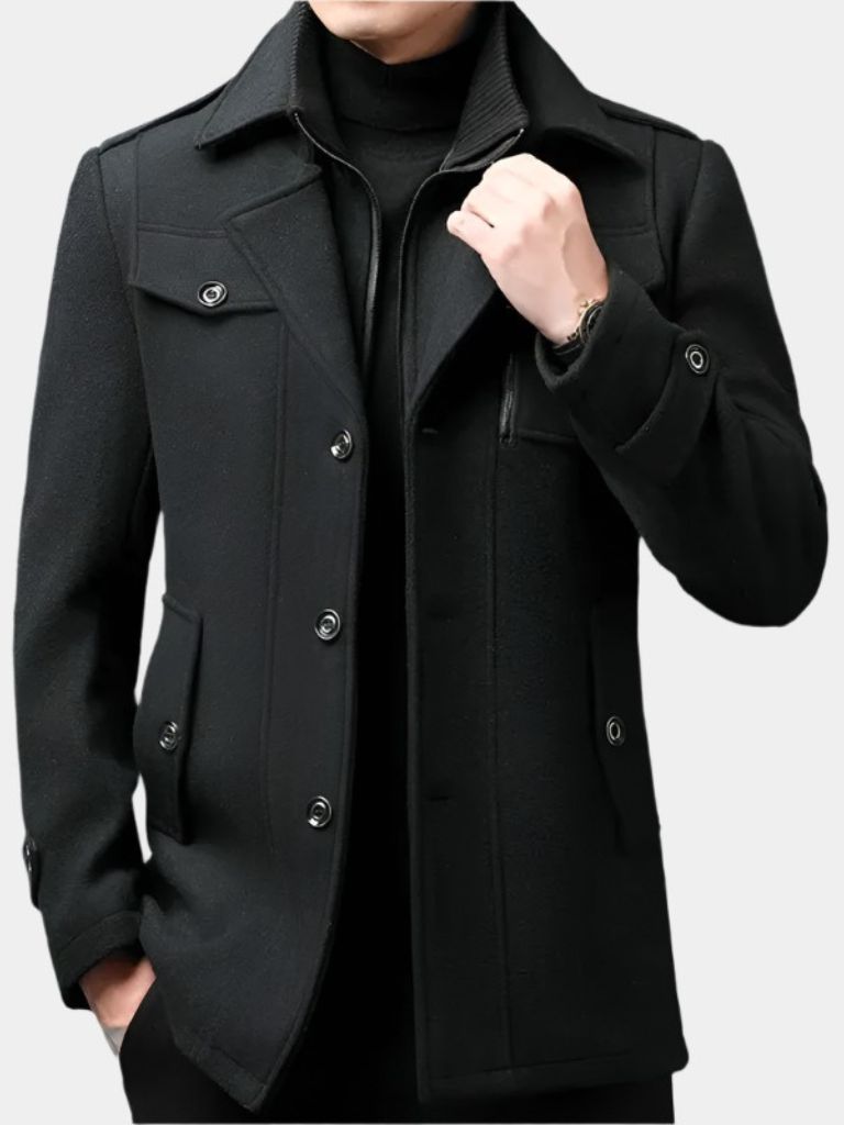 Leviana Vintage-Inspired Two-Piece Winter Coat
