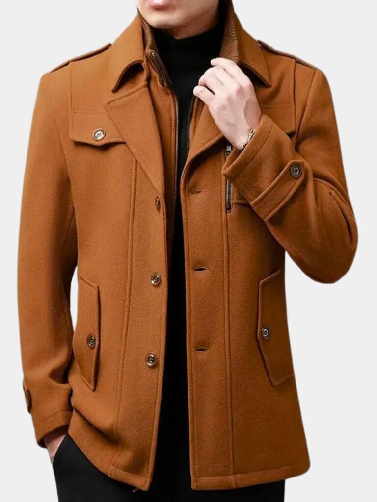 Leviana Vintage-Inspired Two-Piece Winter Coat