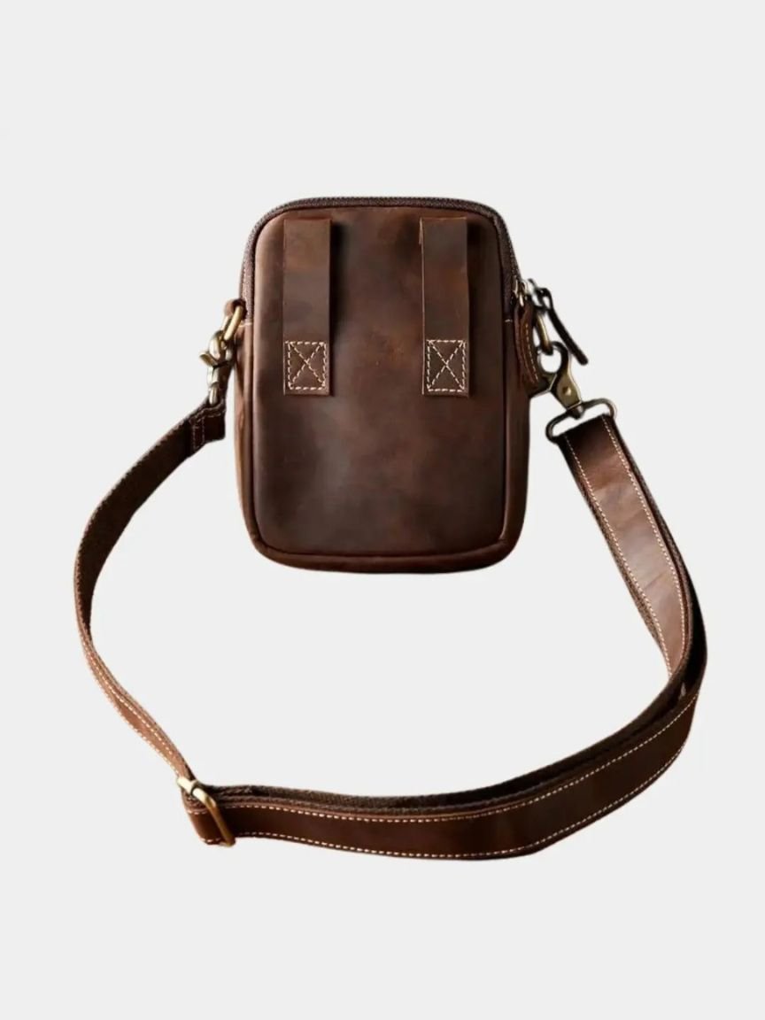 Leviana Men's Vintage Leather Shoulder Bag