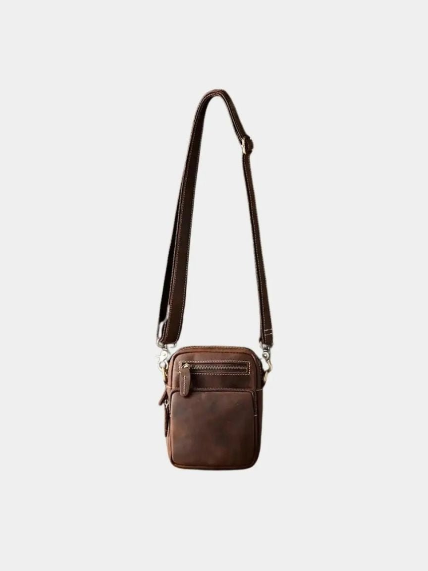 Leviana Men's Vintage Leather Shoulder Bag