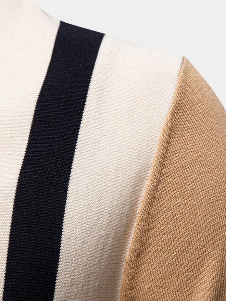 Retro Striped Polo – Leviana