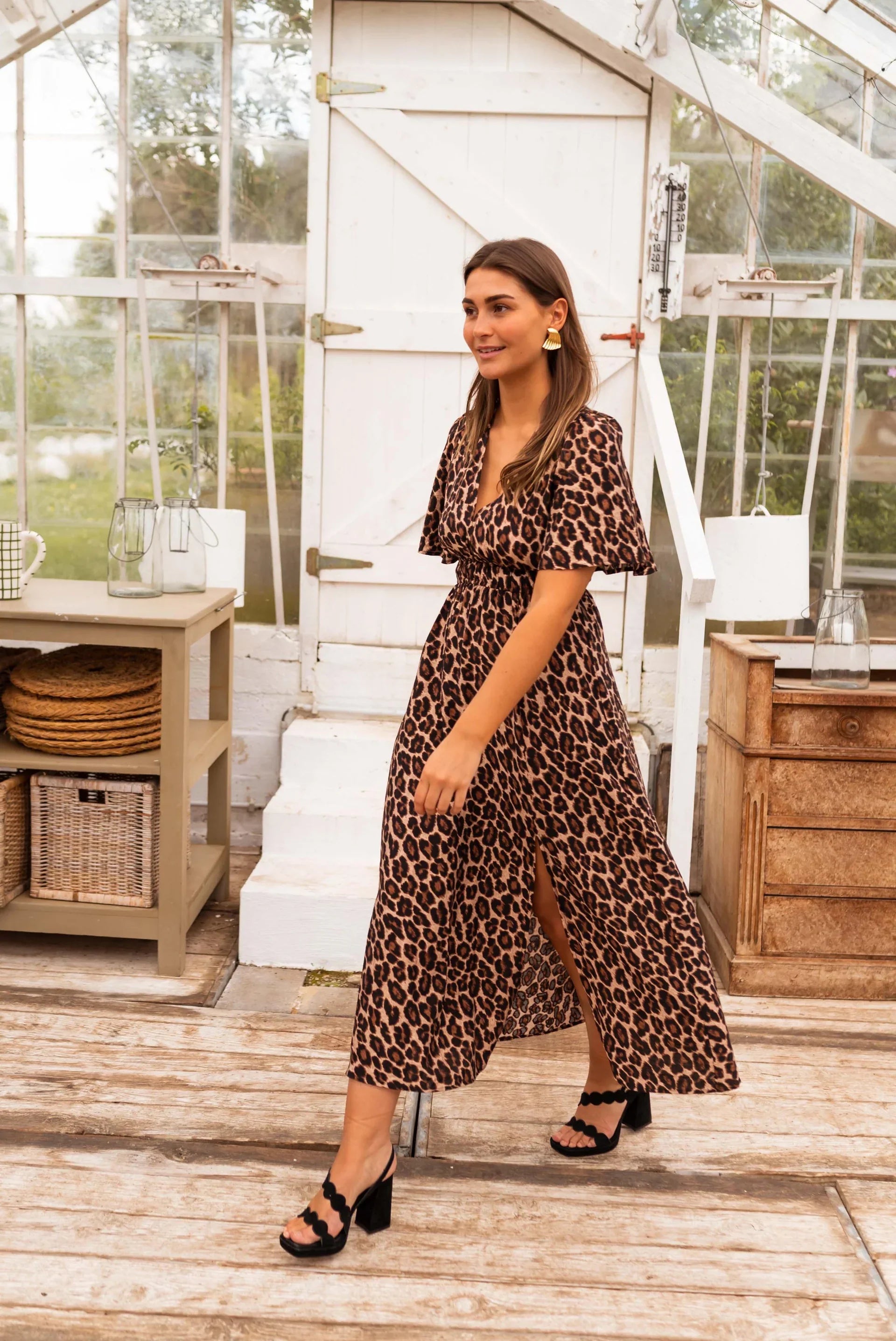 STELLA | LA ROBE MAXI EN LEOPARD
