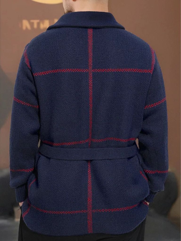 Leviana Rome Knit Coat with Belt