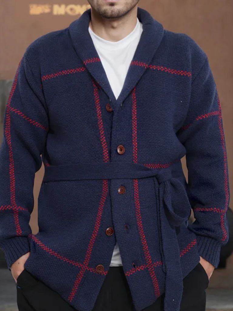 Leviana Rome Knit Coat with Belt