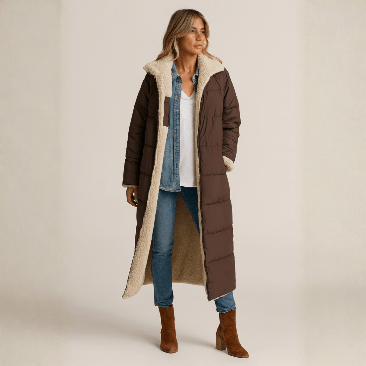 SASHA | LUXURIOUS REVERSIBLE SOFT COAT