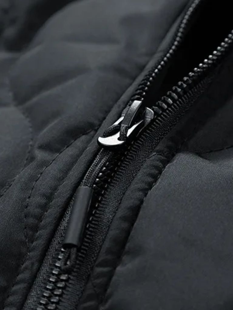 Leviana Padded Sherpa Sleeve Bomber Jacket