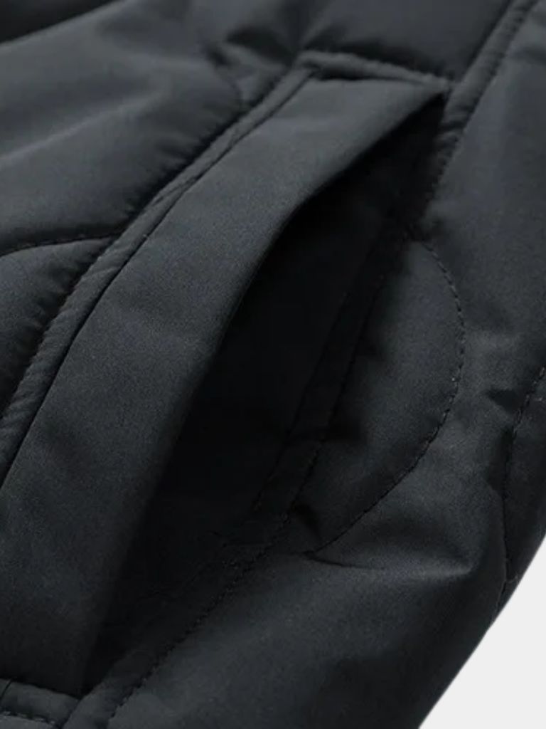 Leviana Padded Sherpa Sleeve Bomber Jacket
