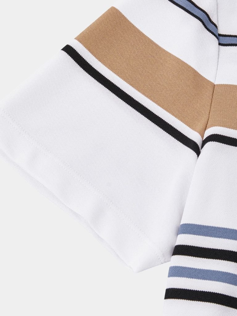 Sunset Striped Polo – Leviana